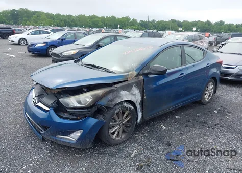 2016 Hyundai Elantra Se z USA, uszkodzony, nr VIN KMHDH4AE5GU480546